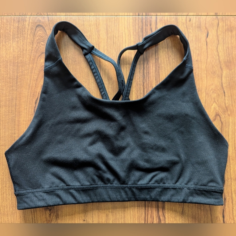 Old Navy Black Strappy Sports Bra